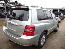 2003 Toyota Highlander Limited Silver 3.0L AT 2WD #Z23211